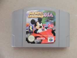 Nintendo 64 Game Auto Spiel Mickey`s Speedway USA